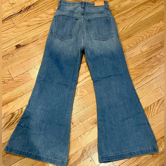 Citizens Of Humanity Cassie Front Yoke Bell Flare Jeans Light Indigo Vintage 23 - Picture 7 of 10